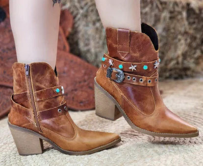 BOTA RASTEIRA COURO  - Código 003260-1